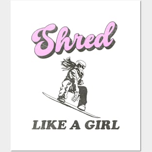 Shred Like a Girl Posters and Art